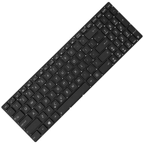 Teclado para Asus N550, N550L, N550LF | US, Preto com Backlight Branco