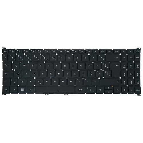 Teclado para Acer Aspire 5 A515-57G, A515-58PT | BR, Preto, Retroiluminado
