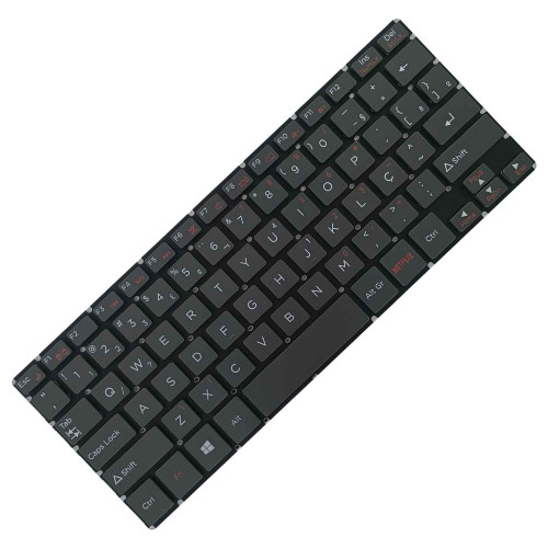 Teclado para Positivo Duo C4128A-1, C4128B-3, C4128C | BR, Cinza