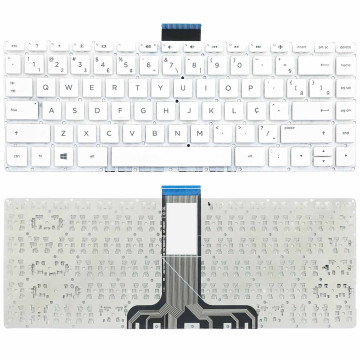 Teclado para HP Stream 14-CB, 14-CB010NR, 14-CB011WM | BR, Branco