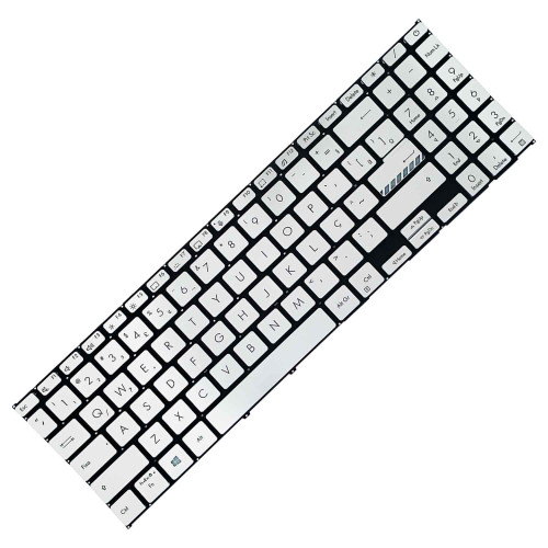 Teclado para Asus VivoBook 15 M1502IA-EJ384W, M1502IA-EJ251 | BR, Prata