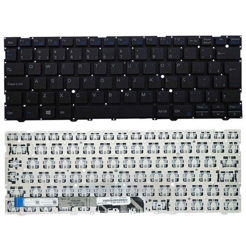 Teclado para Positivo Master N4340, NL40CU, NL41CU | BR, Preto