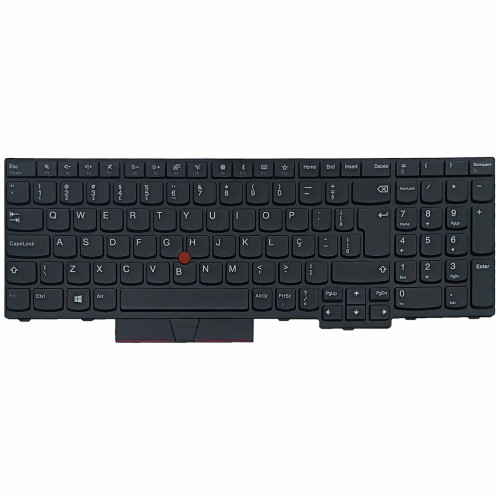 Teclado para Lenovo ThinkPad P52, P53, P53S, P72, P73 | BR, Preto com Frame, Pointing Stick