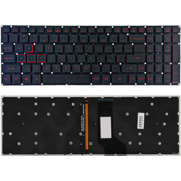 Teclado Para Acer Gamer Nitro 5 AN515-31 AN515-41 Layout US 