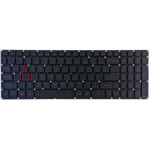 Teclado Para Acer Gamer Nitro 5 An515-31-542g Layout US