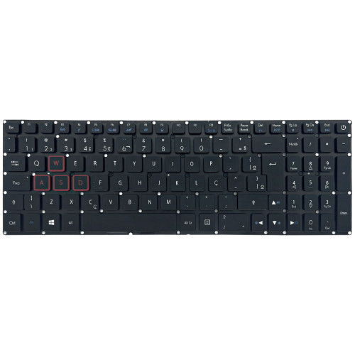 Teclado Para Acer Aspire VX5-591 VX5-591G VX5-793 ABNT Teclado Para Acer Aspire VX5-591 VX5-591G VX5-793 ABNT