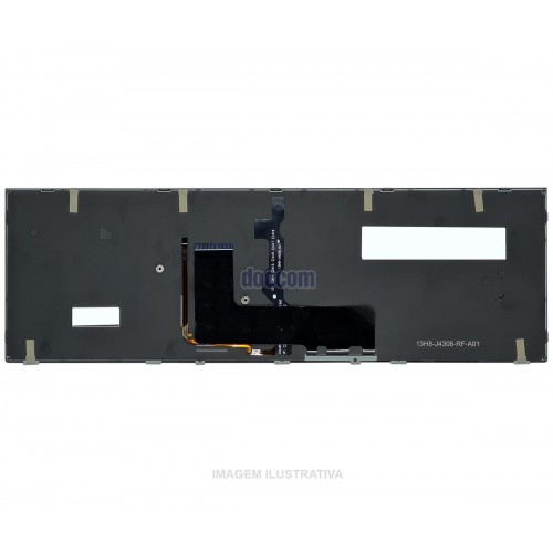 Teclado Para Notebook Avell Titanium W1546 PRO V3X Retroiluminado