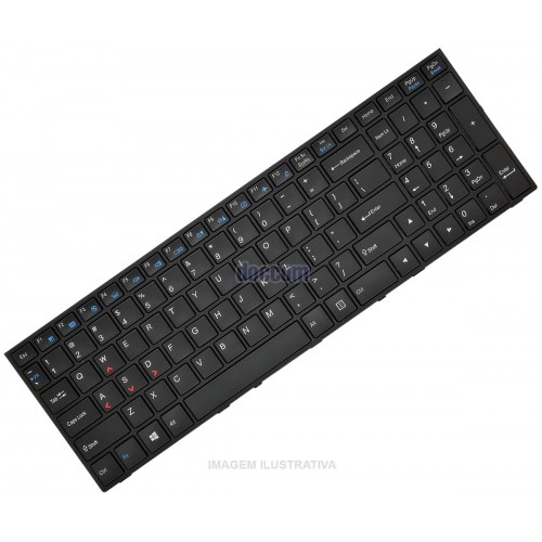 Teclado Para Notebook Avell Titanium W1546 PRO V3X Retroiluminado