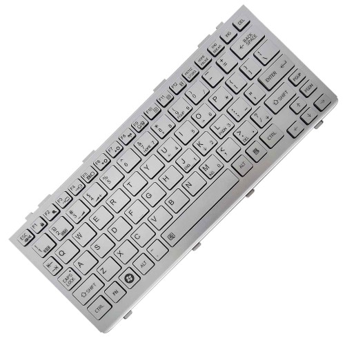 Teclado Para Netbook Toshiba Nb200 Nb205 Prata Com Moldura