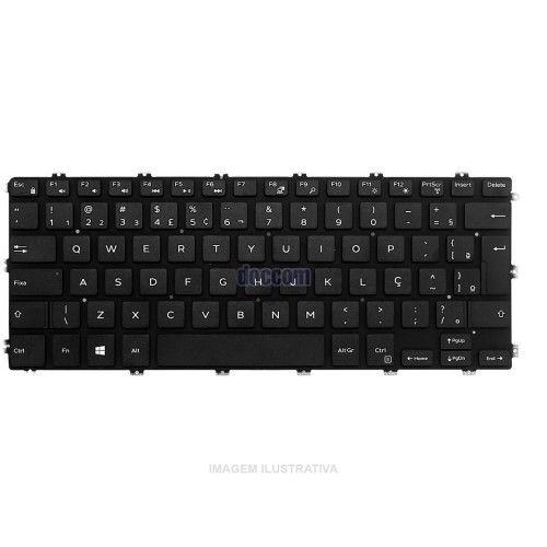 Teclado Para Notebook Dell Inspiron 5482 2-In-1 P93G001 LED