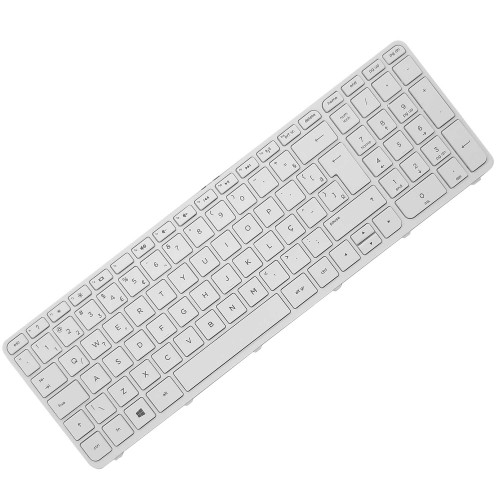 Teclado Compatível HP 15-n052sh 15-n052sp Branco ABNT