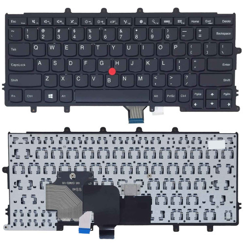 Teclado para Lenovo ThinkPad X230S, 0C43982, CS13XBL-84PA com TrackPoint | US, Preto Teclado para Lenovo ThinkPad X230S, 0C43982, CS13XBL-84PA com TrackPoint | US, Preto