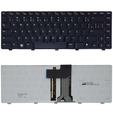 Teclado Para Notebook Dell N76J4 v119525bk Retroiluminado