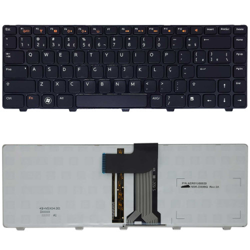 Teclado Para Notebook Dell V119525BK1 X38K3 Retroiluminado