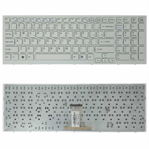 Teclado Compatível Sony vaio VPCEB11FM VPCEB11FM/BI Branco Teclado Compatível Sony vaio VPCEB11FM VPCEB11FM/BI Branco