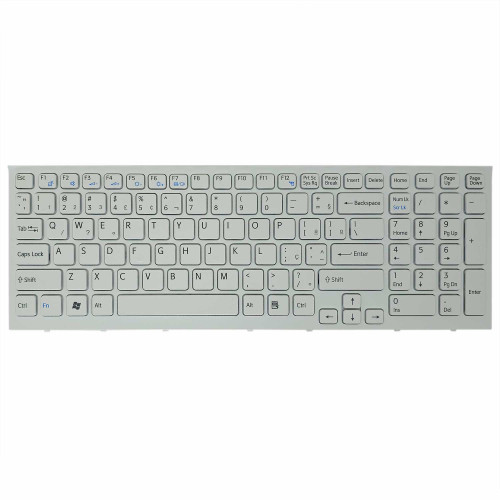 Teclado Compatível Sony vaio VPCEB11FM VPCEB11FM/BI Branco Teclado Compatível Sony vaio VPCEB11FM VPCEB11FM/BI Branco