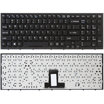 Teclado Compatível Sony  VPCEB11FM VPCEB11FM/BI Layout UK