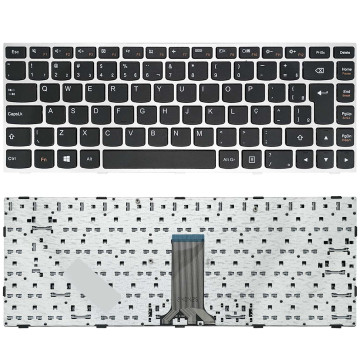 Teclado P/ Notebook Lenovo G40-70 G40-30 G40-45 Prata Com Ç