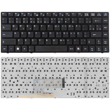 Teclado Para Notebook Msi Cr420  Mod. K-cr420 ms1454 ABNT