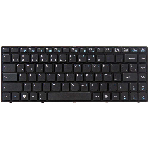 Teclado P/ Notebook Msi U270 Ms1245 Ms-1245 V111822ak1