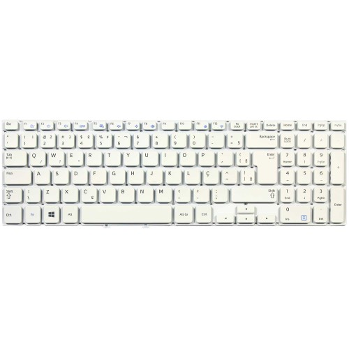 Teclado Samsung  Branco NP355V5C NP350V5C NP550P5C NP355E5C NP355E5C-A01US A02US Abnt2 Ç