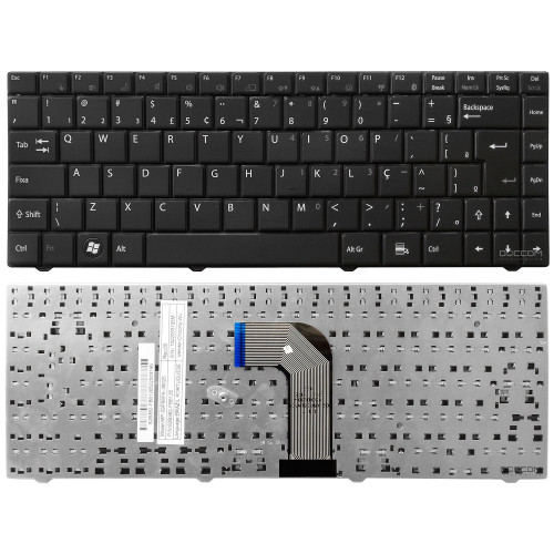 Teclado para Positivo SIM+ 7450, 7680, 7690, 7880 | Preto BR