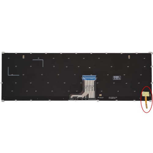 Teclado Para Samsung Odyssey NP800G5M Layout US com Backlight