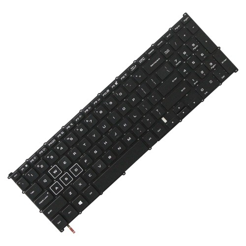 Teclado para Samsung Odyssey NP800G5M NT800G5W 9Z.NARBN.C01 com LED | US, Preto Teclado para Samsung Odyssey NP800G5M NT800G5W 9Z.NARBN.C01 com LED | US, Preto