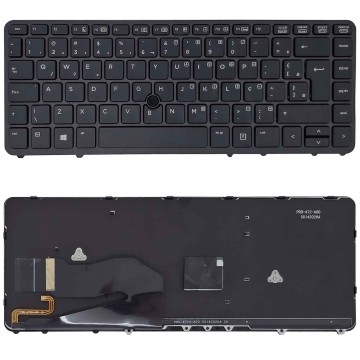 Teclado Para Notebook HP Elitebook 755 840 850 Serie G1 G2 
