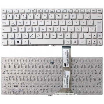 Teclado Para Notebook Asus Vivobook X102 X102B X102BA Branco