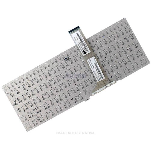Teclado Para Notebook Asus Vivobook X102 X102B X102BA Branco