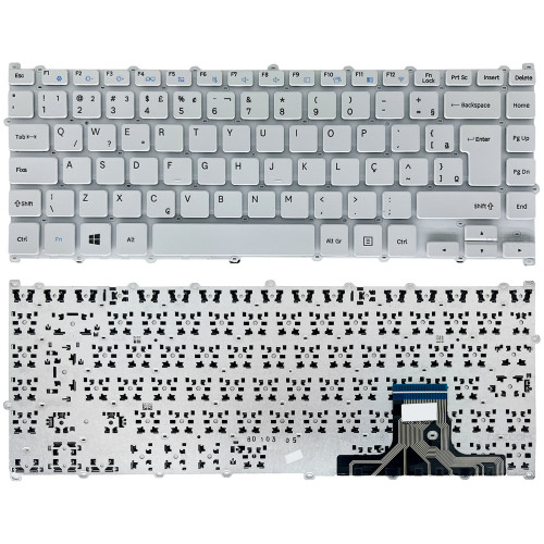 Teclado Para Notebook Samsung Expert X22s Np300e4m-kw3br Branco