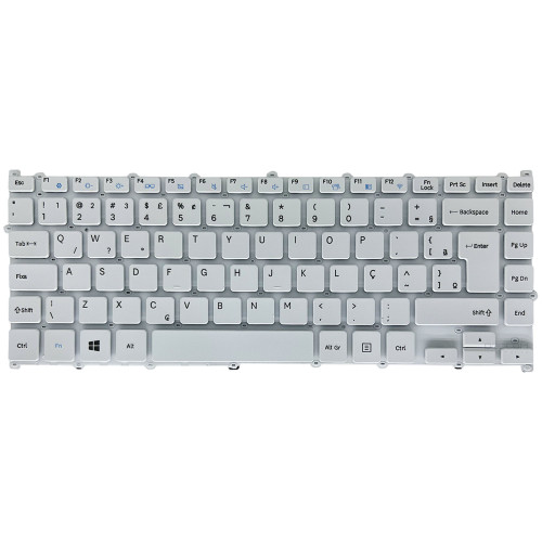 Teclado Para Notebook Samsung Expert X22s Np300e4m-kw3br Branco