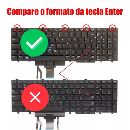 Teclado Para Notebook Dell Latitude E5550 E5570 