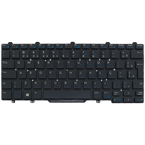 Teclado para Dell Latitude 3340 P47G/P47G001 | BR, Preto Teclado para Dell Latitude 3340 P47G/P47G001 | BR, Preto