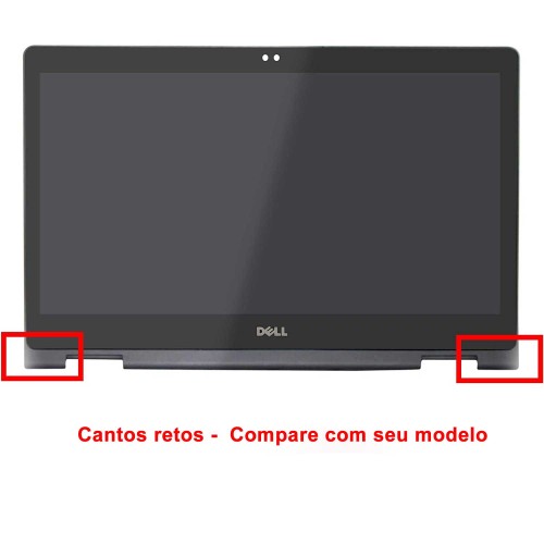 Tela Touchscreen Para Dell Inspiron 5378 5368 7368 + Bezel