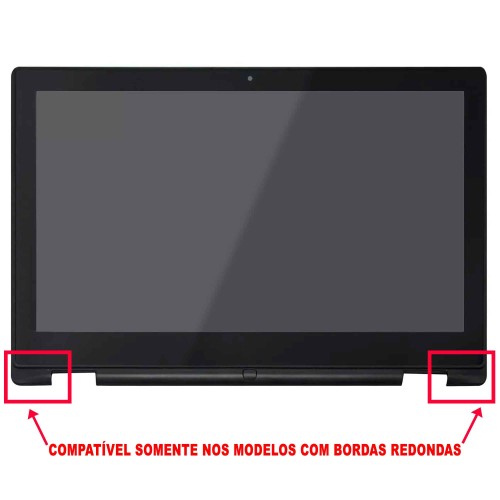 Tela Touch Screen Bezel Para Dell Inspiron 13 7352 7353 