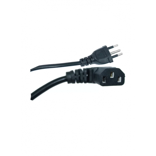 Cabo de Força Tripolar 1.5m Conector 90° Graus 10A 250V - TC0345 Teccon
