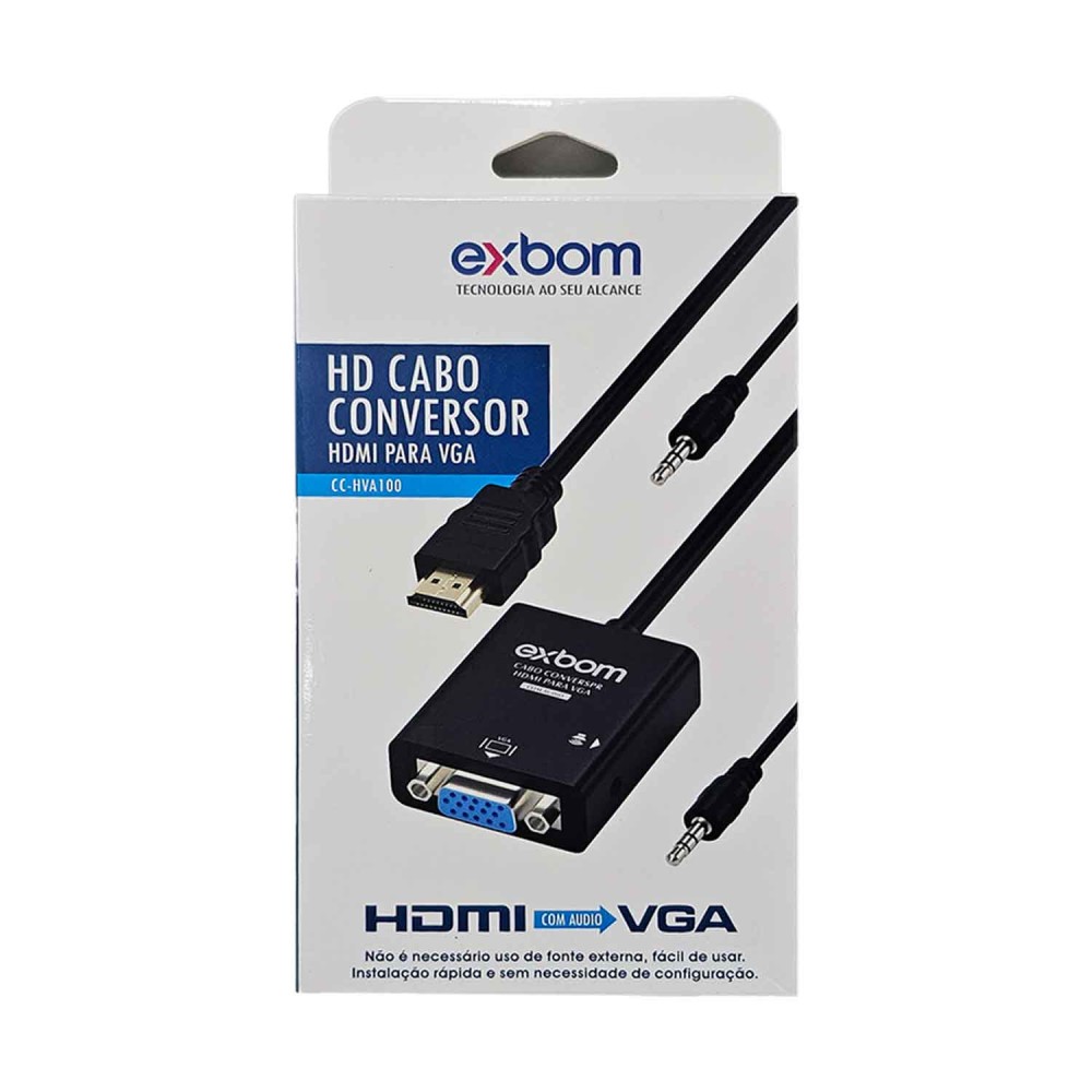 Cabo Hdmi Macho Adaptador De Vga Para Hdmi Funciona Cabo Adaptador