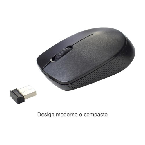KIT Teclado e Mouse sem fio Ka-s329+ma-a733 Preto K-mex