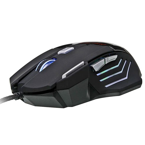 Mouse USB  Gamer RGB 7 Botões Superfície Runner KP-V4