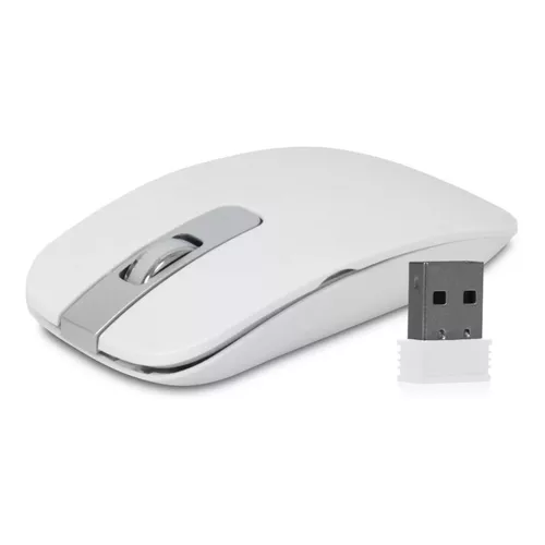 Kit Mouse e Teclado Sem Fio Wireless USB com 2.4G - Branco | LEY-171
