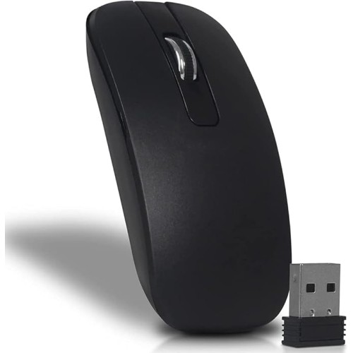 Kit Mouse e Teclado Sem Fio Wireless USB com 2.4G - Preto | LEY-171