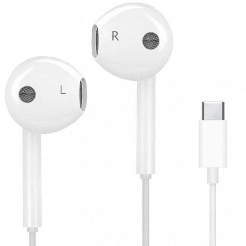 Fone de Ouvido com Microfone USB Type-C Branco Sumexr SEJ-B17