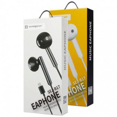 Fone de Ouvido com Microfone USB Type-C Branco Sumexr SEJ-B17