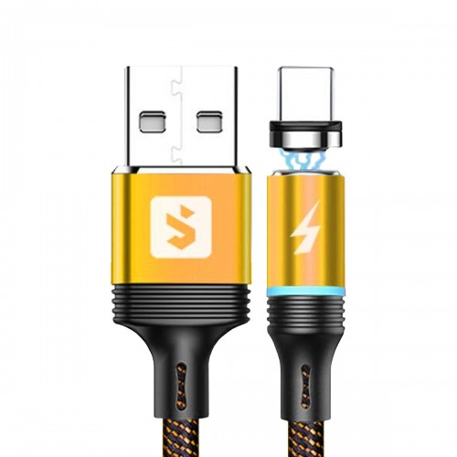 Cabo Magnético com 3 pontas Lightning/V8/Type-c Sumexr SX-B16-3