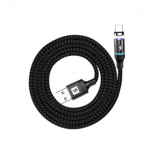 Cabo Type-C Magnético 2.4A 1m Preto Sumexr SX-B16C