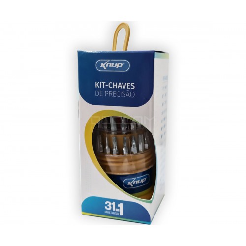 Kit de Chaves de Precisão 31 em 1 Multiuso Knup KP-AA023
