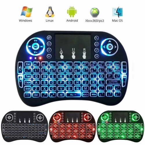 Mini Teclado Wireless Air Mouse Touch Smart TV Android Kodi TV Box