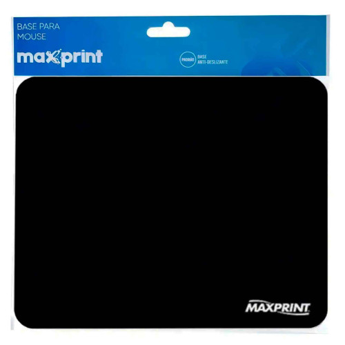 Mouse Pad Antiderrapante Tecido 22x18cm Preto para PC Notebook Mouse Pad Antiderrapante Tecido 22x18cm Preto para PC Notebook